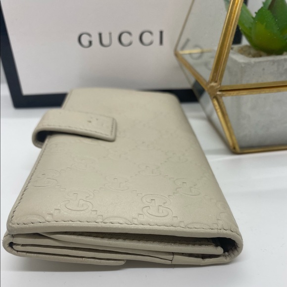 Pre-Owned Gucci Bow Guccissima Long Wallet - Picture 9 of 12